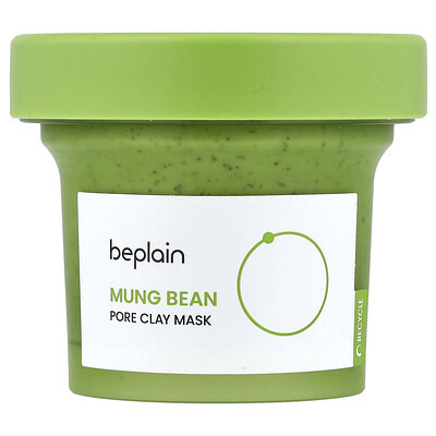Beplain, Mung Bean, Pore Clay Beauty Mask, 4.05 fl oz (120 ml) | iHerb