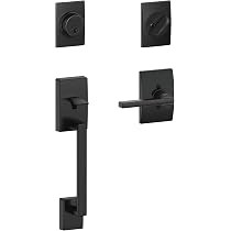 Schlage F60 CEN 622 LAT CEN Century Front Entry Handleset with Latitude Lever, Alloy steel, Deadb... | Amazon (US)