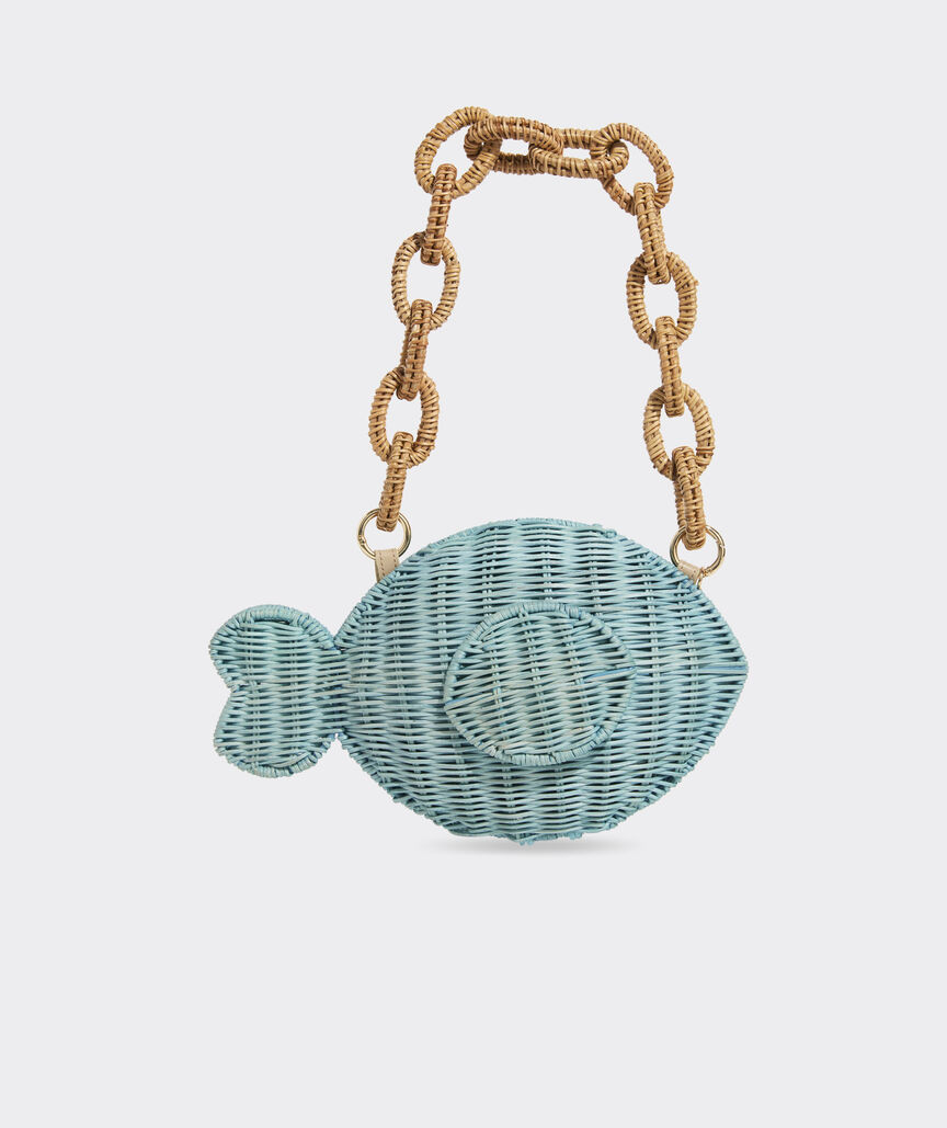 Fish Wicker Bag | vineyard vines