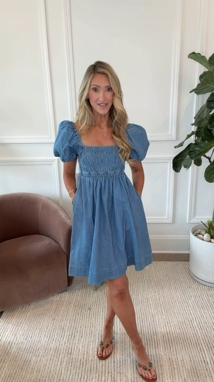 The dreamiest dress for summer!! I’m 5’7 and wearing size small, hits at the perfect length. 🤍🙌🏼

#LTKMothersDay #LTKootd #LTKgrwm