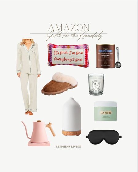 Amazon Gifts for the Homebody
Amazon last minute christmas ideas, christmas ideas for women, sleep essentials, amazon pajamas, amazon home decor, seasonal gifts 
#amazonfinds #amazonhome #founditonamazon #amazon #christmas2023

#LTKsalealert #LTKGiftGuide #LTKHoliday