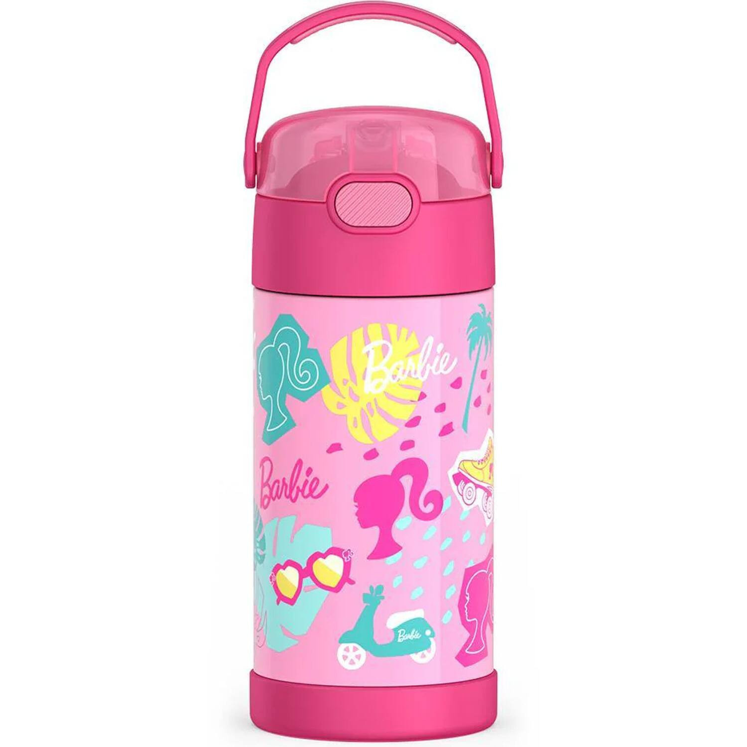Thermos - 12 oz. Kid's Funtainer Insulated Water Bottle - Barbie | Best Buy U.S.