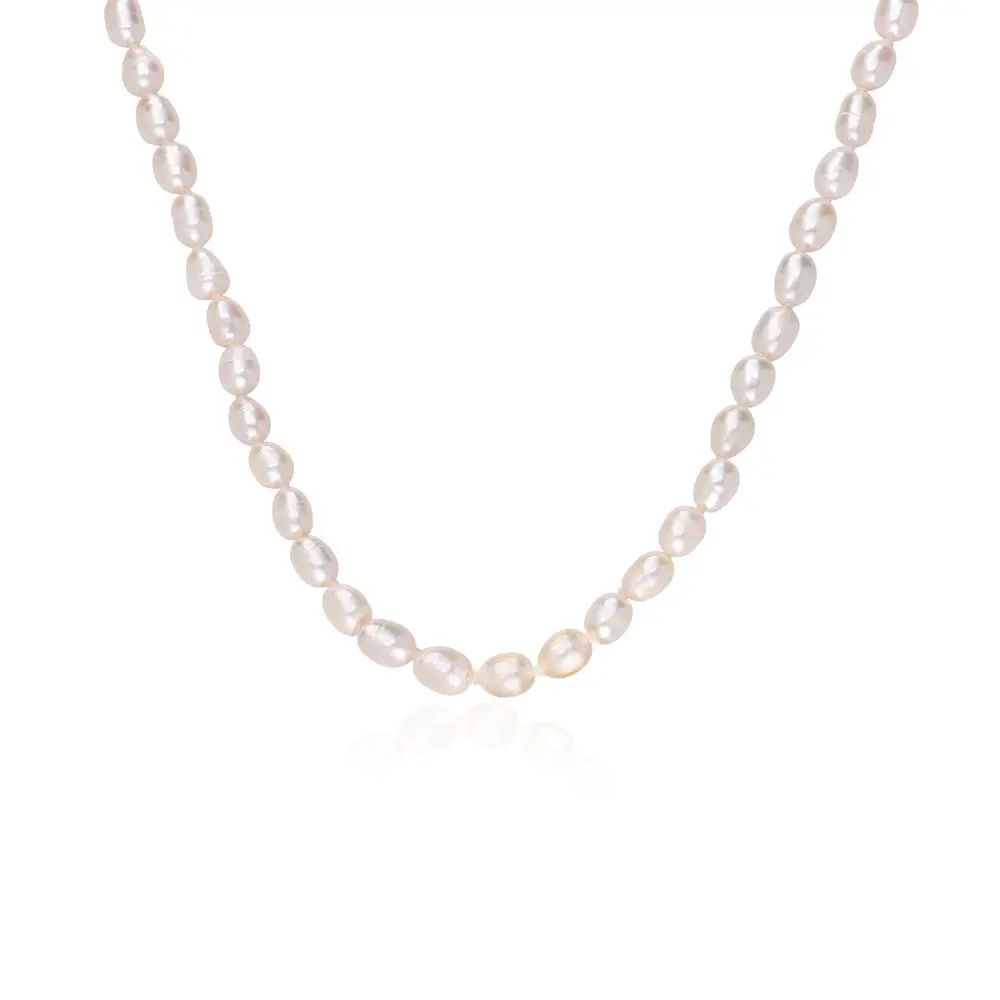 Alaska Pearl Necklace with Sterling Silver Clasp | MYKA