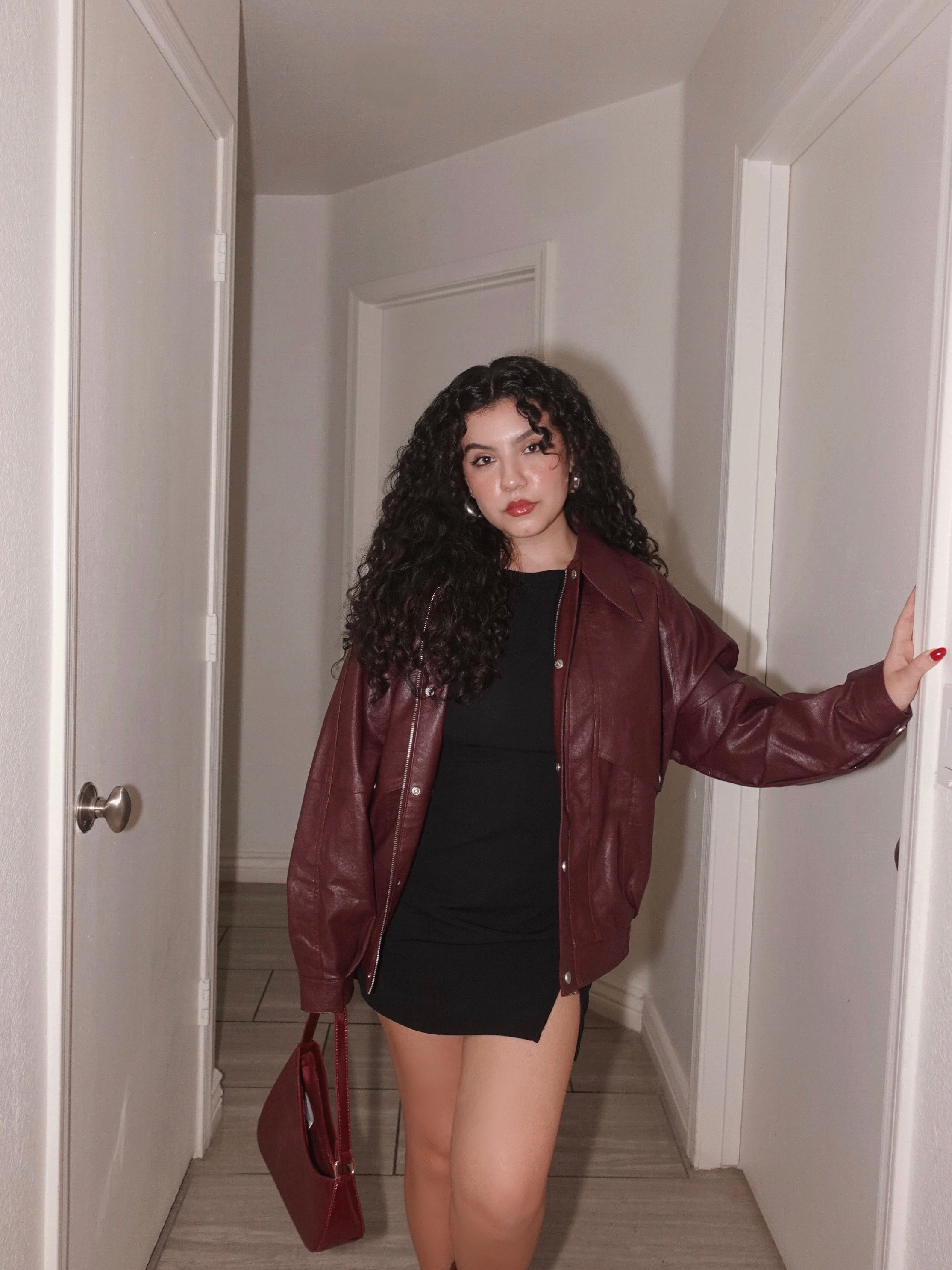 Cherry jacket from Cider! Wearing a size Medium (runs oversized)! 

 #LTKHoliday #LTKSeasonal #LTKParties