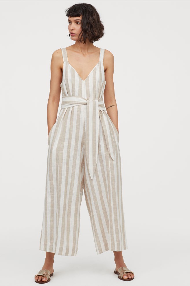 Linen-blend Jumpsuit | H&M (US + CA)