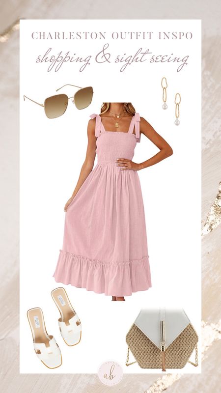 Charleston Shopping & Sight Seeing Outfit Inspo | Amazon Dress 

#LTKstyletip #LTKunder50 #LTKSeasonal