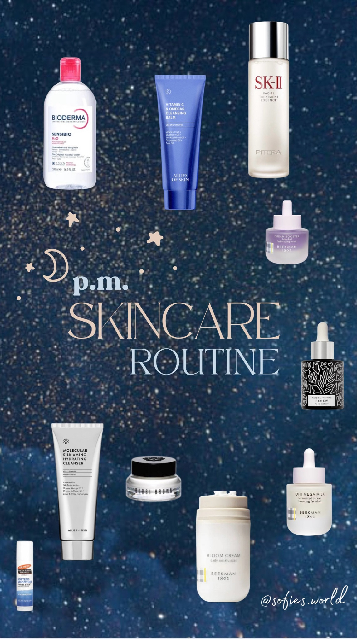 Some of my p.m. skincare essentials 💫 #skincare 

#LTKBeauty #LTKSeasonal #LTKWedding