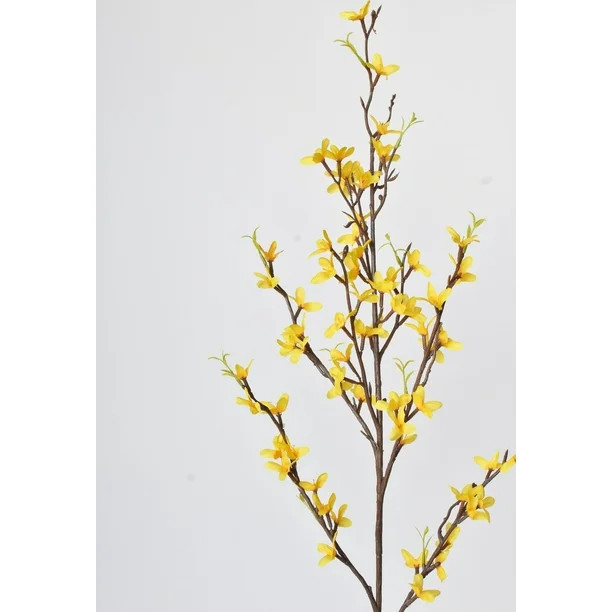 36" Faux Forsythia Branch Stem | Walmart (US)
