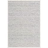 My Texas House by Orian Indoor/Outdoor Quail Hollow Area Rug, 6'6" x 9'6", Natural/Grey | Amazon (US)