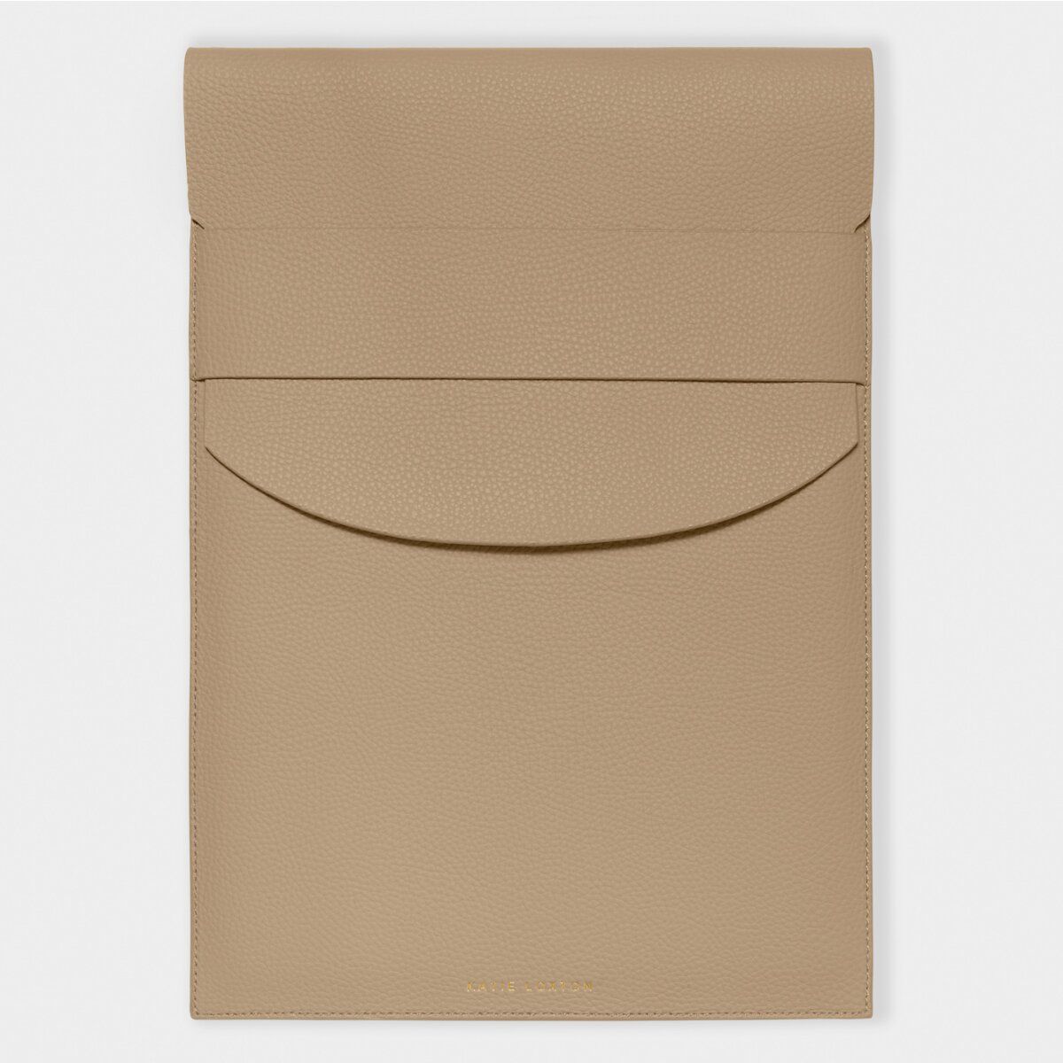 Laptop Sleeve 'Do Everything With Love' in Light Taupe | Katie Loxton Ltd. (UK)