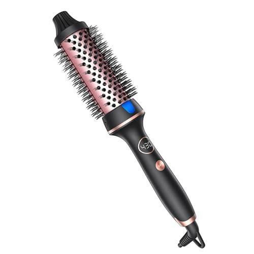 Thermal Brush Blowout Look, 1.5″ Ionic Heated Round Brush with 12 Heat Settings, Ceramic Thermal Dual Voltage, Hot Pro Dual Heater | Amazon (US)