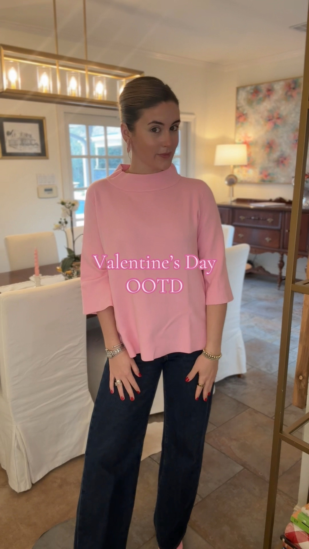 Pink for Valentine’s Day! This sweater is so incredibly soft. It is the perfect piece to transition into spring 🩷 it will be so cute with white jeans or pants! 

#LTKFindsUnder100 #LTKStyleTip