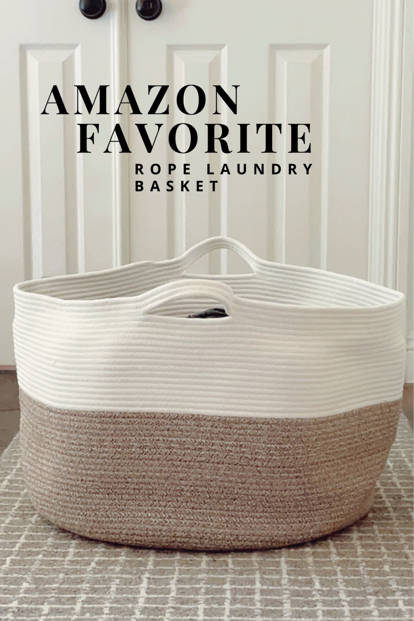 Love this extra large rope laundry basket. It’s easy to carry and holds a lot of clothes! Comes in LOTS of color options! 

#homeproducts #laundry 

#LTKHome #LTKSaleAlert #LTKFindsUnder50