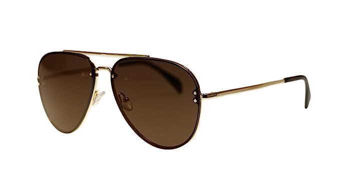 Celine Unisex Sunglasses Cl41391 J5G/LC Gold/Violet Lens Aviator 60mm Authentic | Amazon (US)