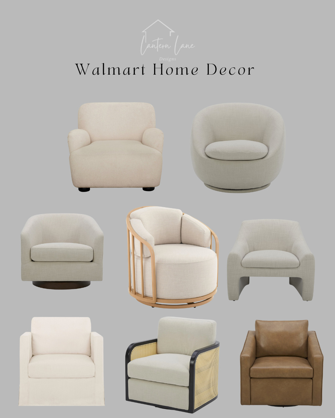 accent chairs at Walmart, swivel chairs, white accent chairs, caned chairs, leather chairs, leather swivel chair, sherpa chair, barrel chair 

 #LTKHome #LTKSaleAlert #LTKFamily