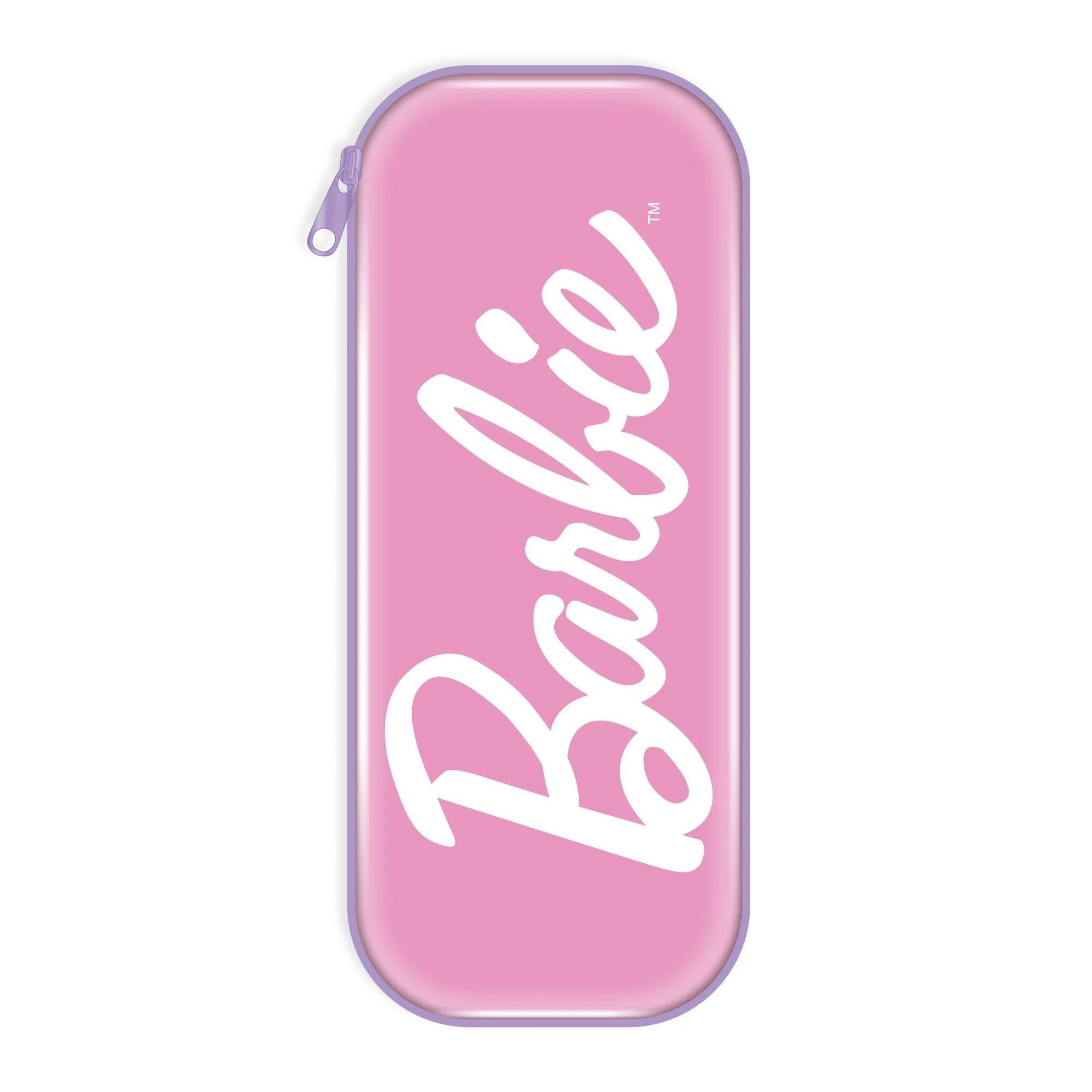 Barbie EVA Pink Pencil Case with Zipper, 3.75"W x 9"H, Elementary School | Walmart (US)