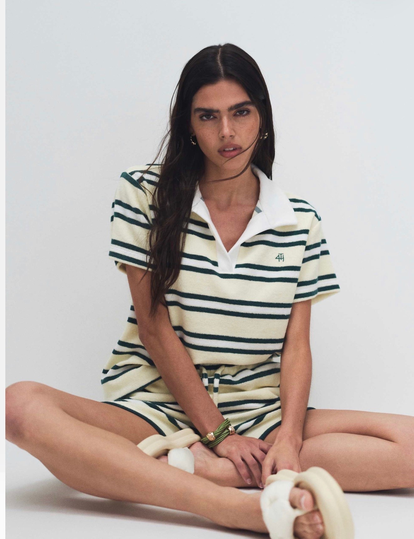Towelling short set in yellow and green. Perfect for everyday - would make a good airport outfit too x

#LTKuk #LTKspring
