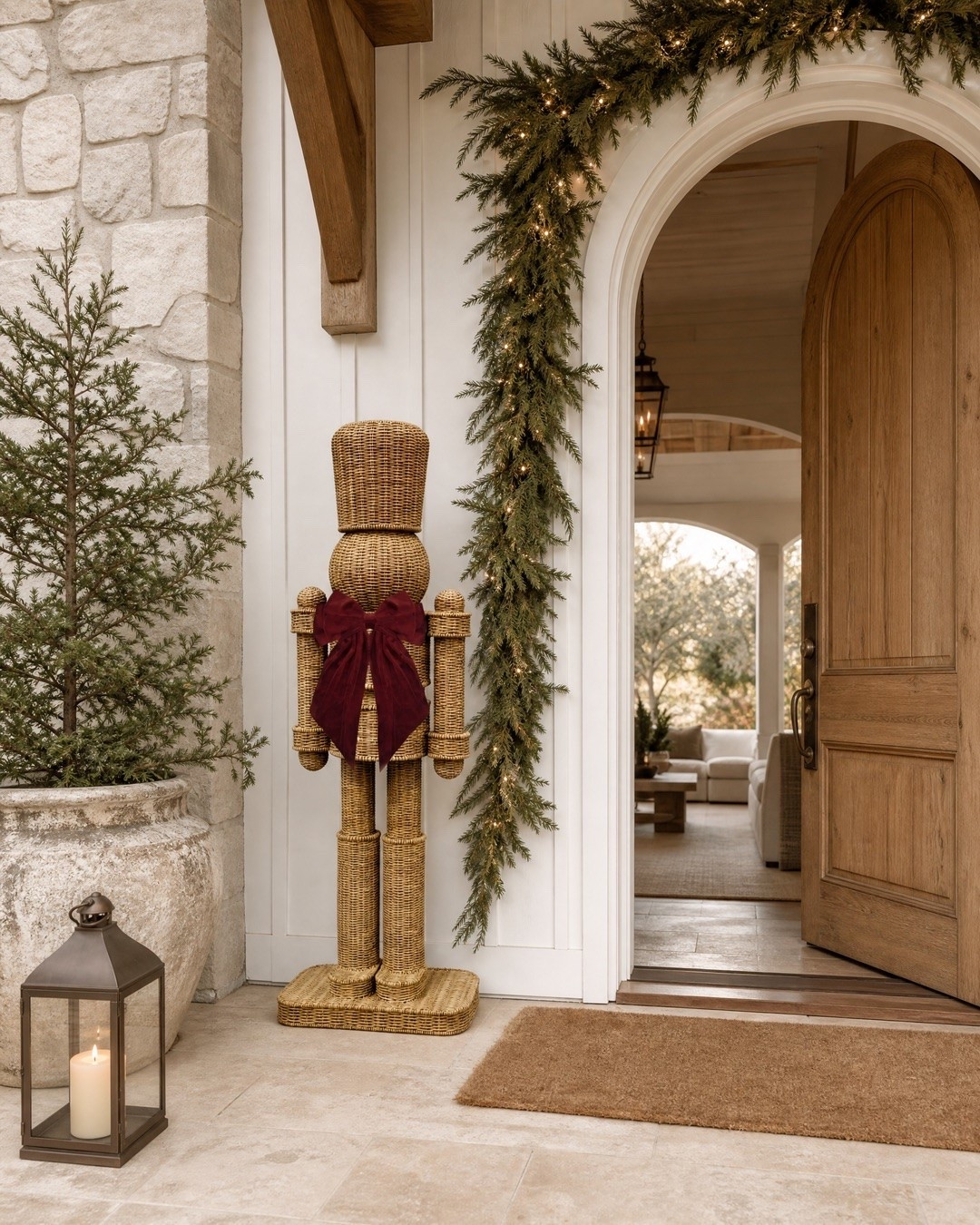 The coolest holiday front porch nutcracker!

#LTKHome #LTKSeasonal
