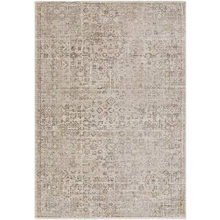 Galey Alix x  Myrtle Avenue I Vintage Medallion Area Rug, 7'10 in. x 10'2 in. (8' x 10'), Taupe | The Home Depot
