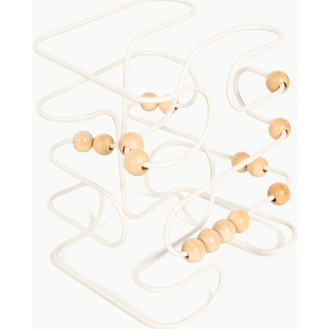 Baby Toys | Kids Toys | Large Bead Maze, Ivory (Cream, Size 12M) | Gathre from Maisonette | Maisonette