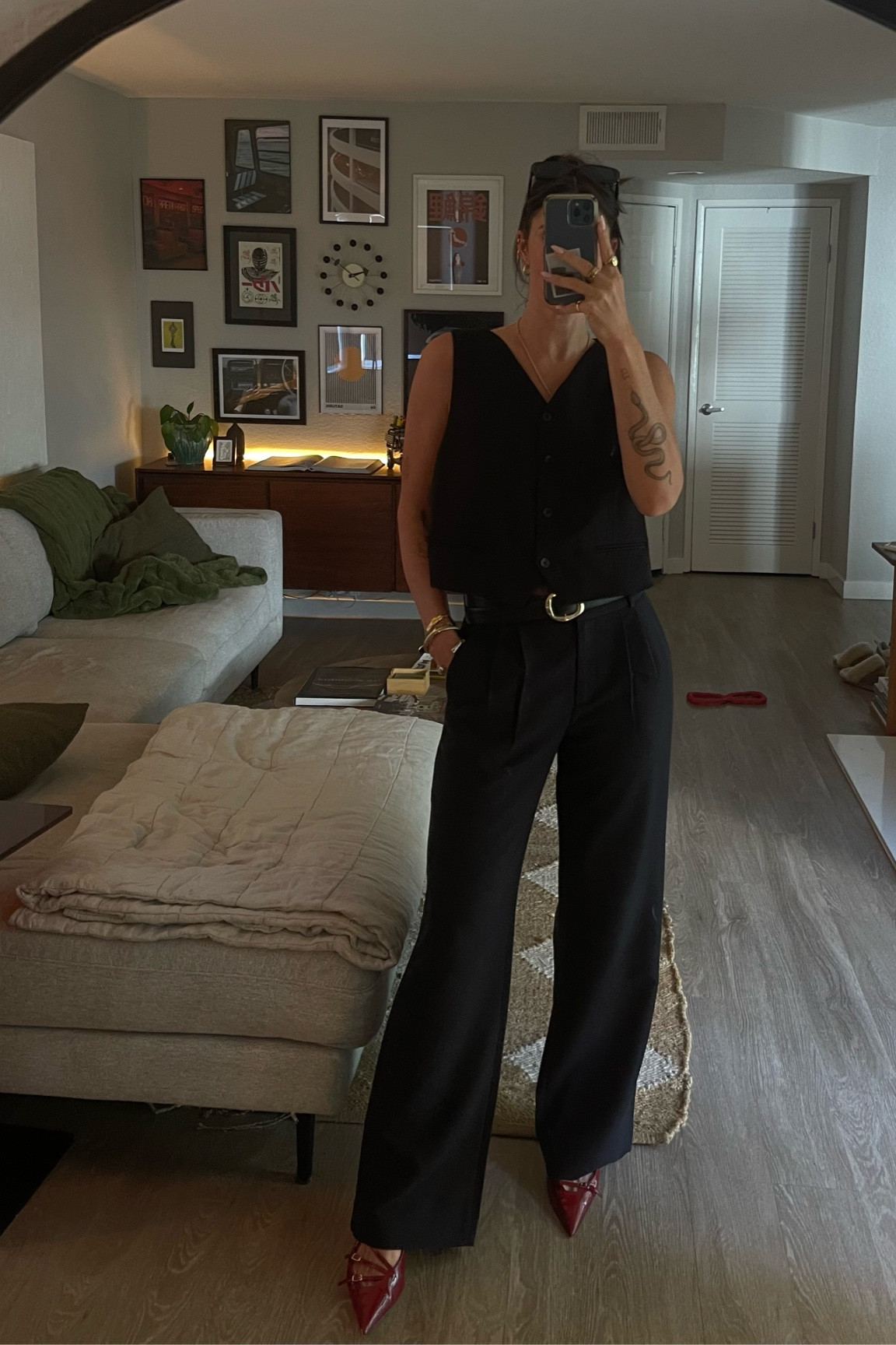 Vest is Zara but linked similar :)