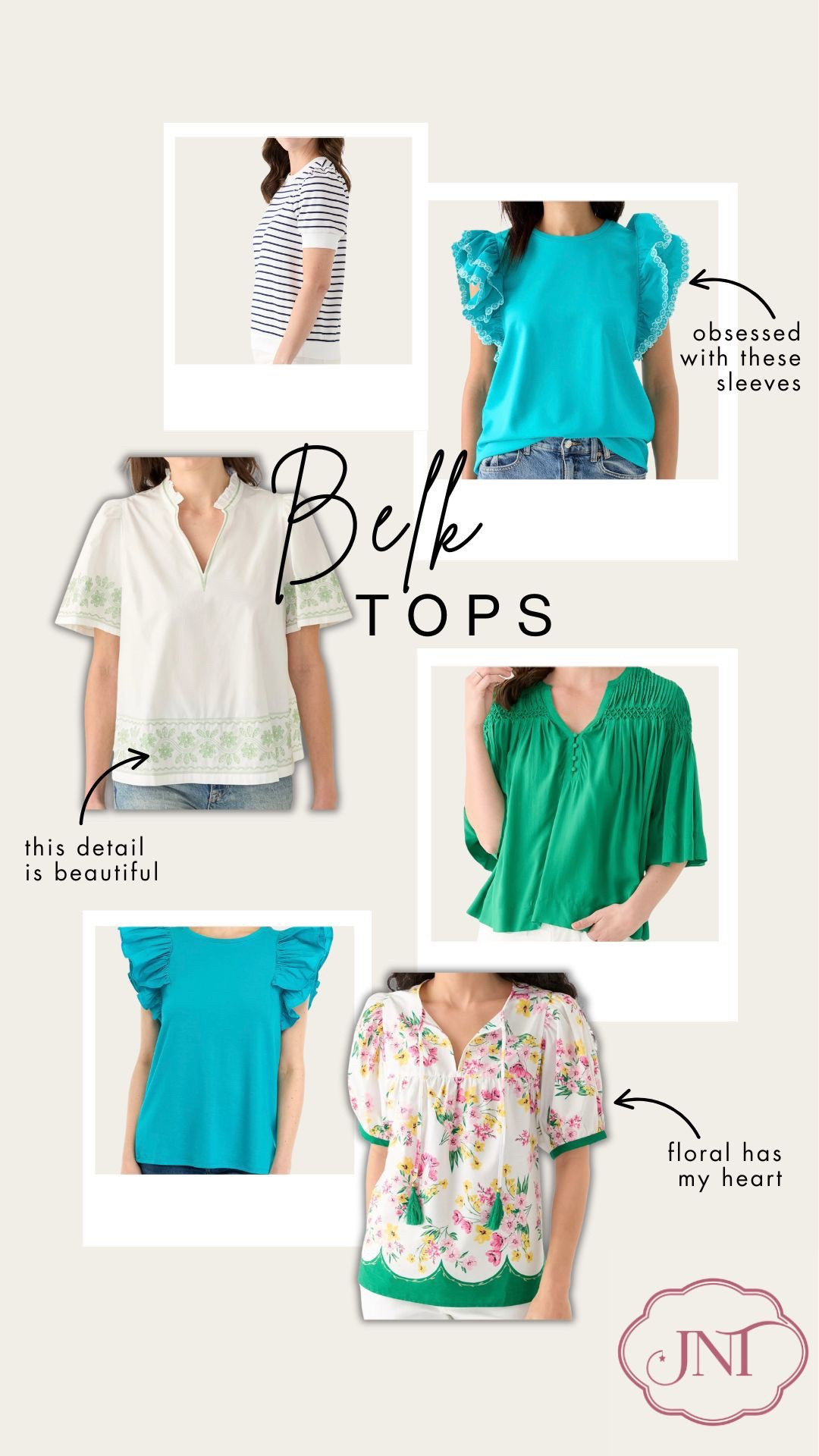Loving these better than basic Belk tops. Perfect for a slightly elevated look without getting too fancy. Pair with jeans, shorts or skirts for a great look. 


#betterthanbasic #elevatedtops

#LTKOver40 #LTKMidsize #LTKFindsUnder50