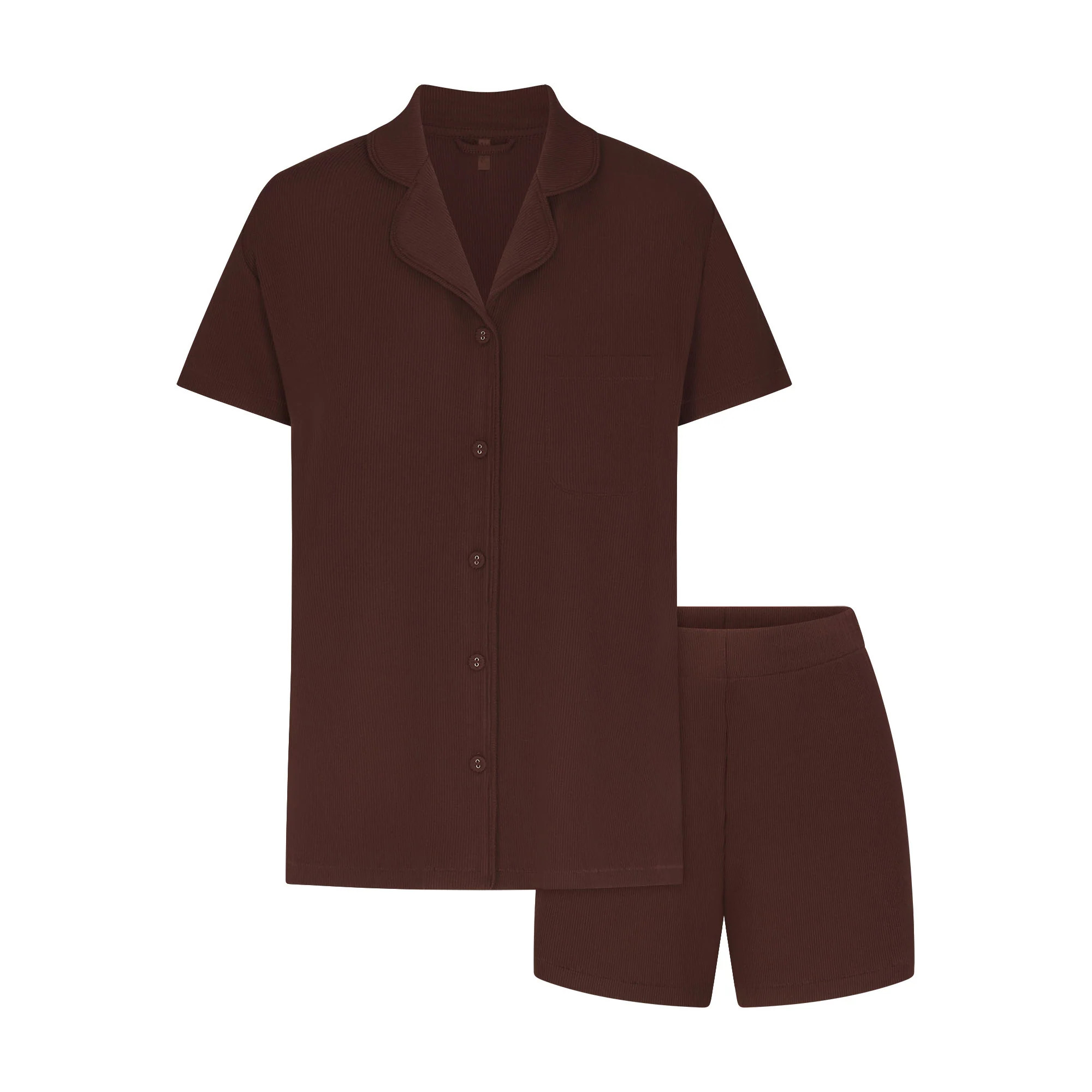 SOFT LOUNGE SHORT SLEEP SET | COCOA | SKIMS | SKIMS (US)