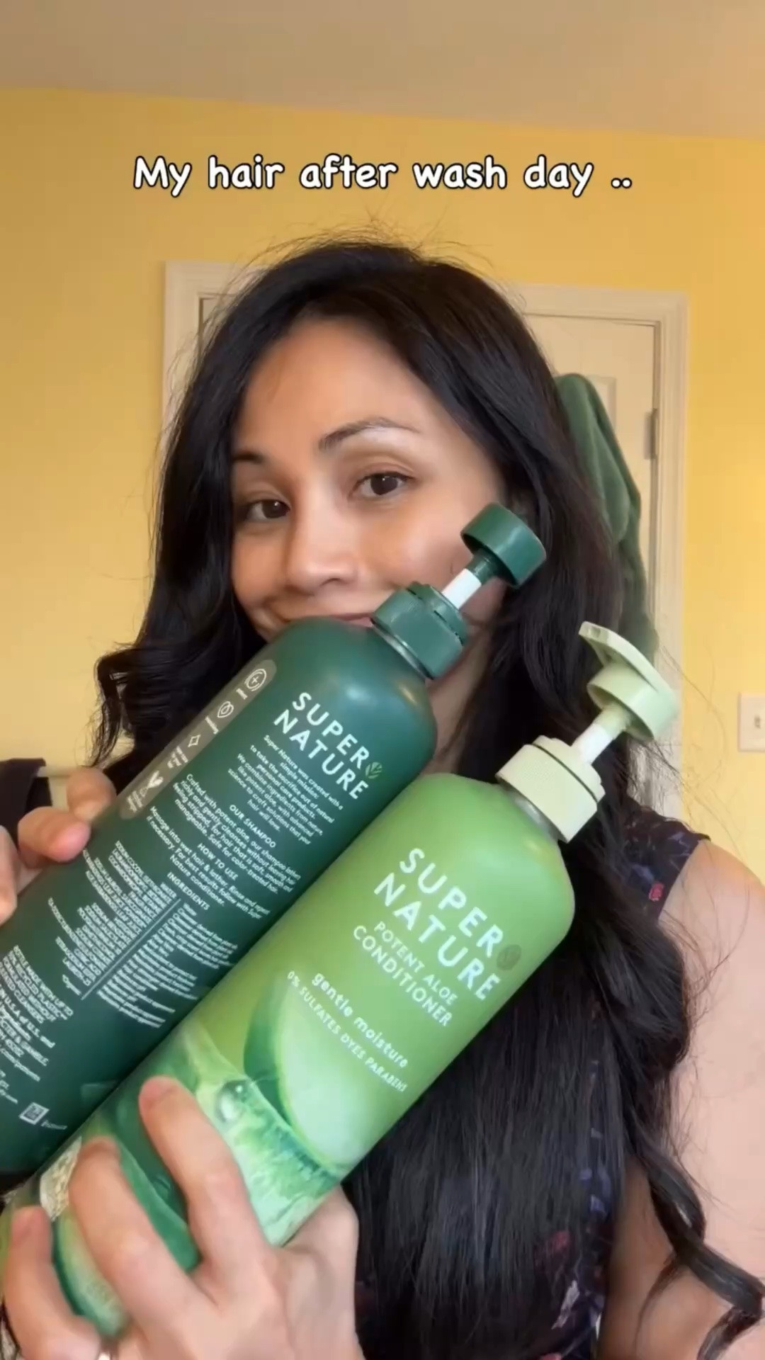 My hair after wash day ✨

One of my favorite feelings is freshly washed hair. 🌿

I’ve been using Super Nature as part of my routine, and I love how clean, soft, and refreshed my hair feels after every wash.

Simple routine. Healthy-looking hair. 💚  #supernature  @supernaturehair  #washday  #hairwashday #shampooandcondetioner  #haircare