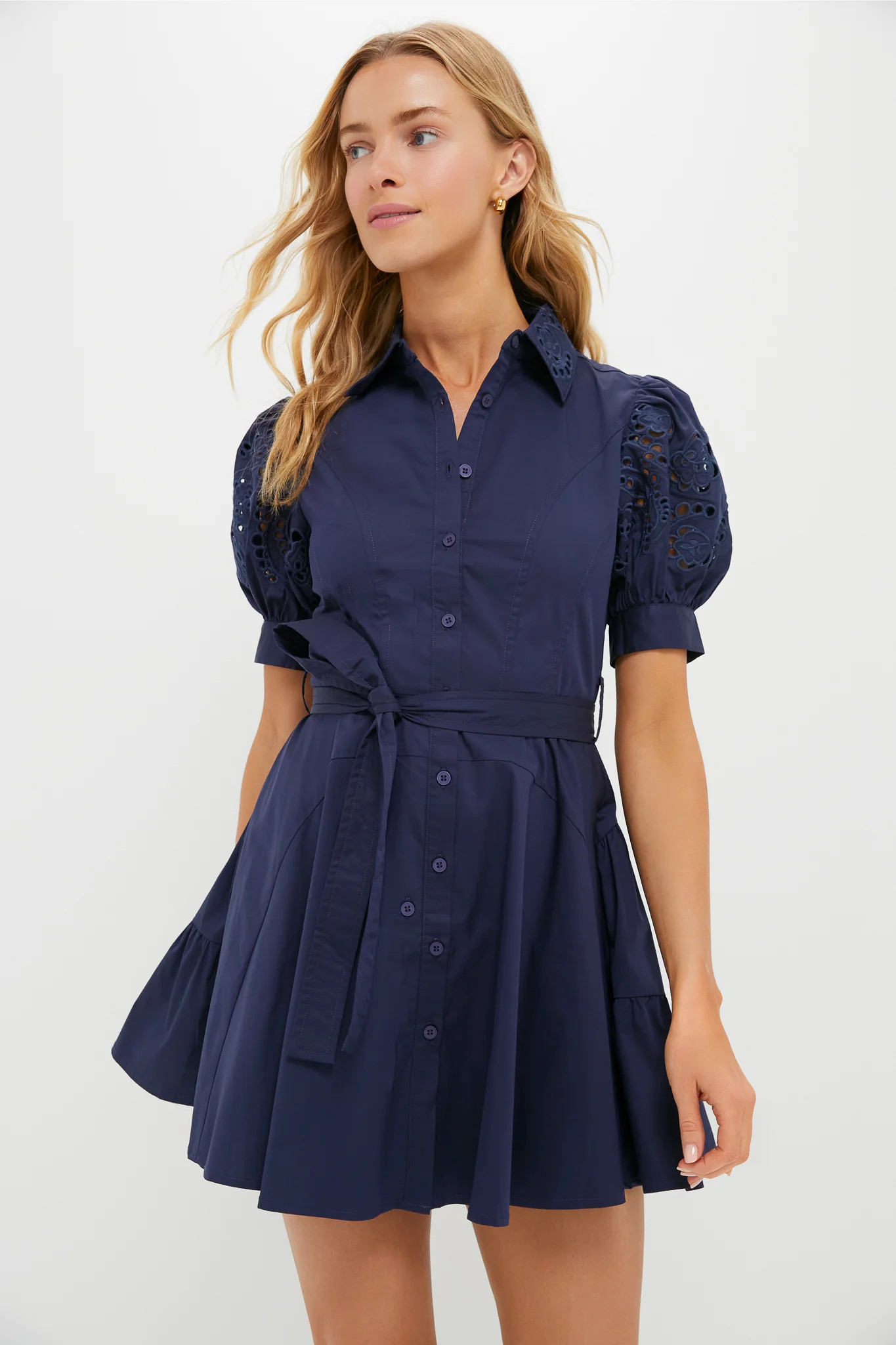 Navy Nara Mini Dress | Tuckernuck (US)