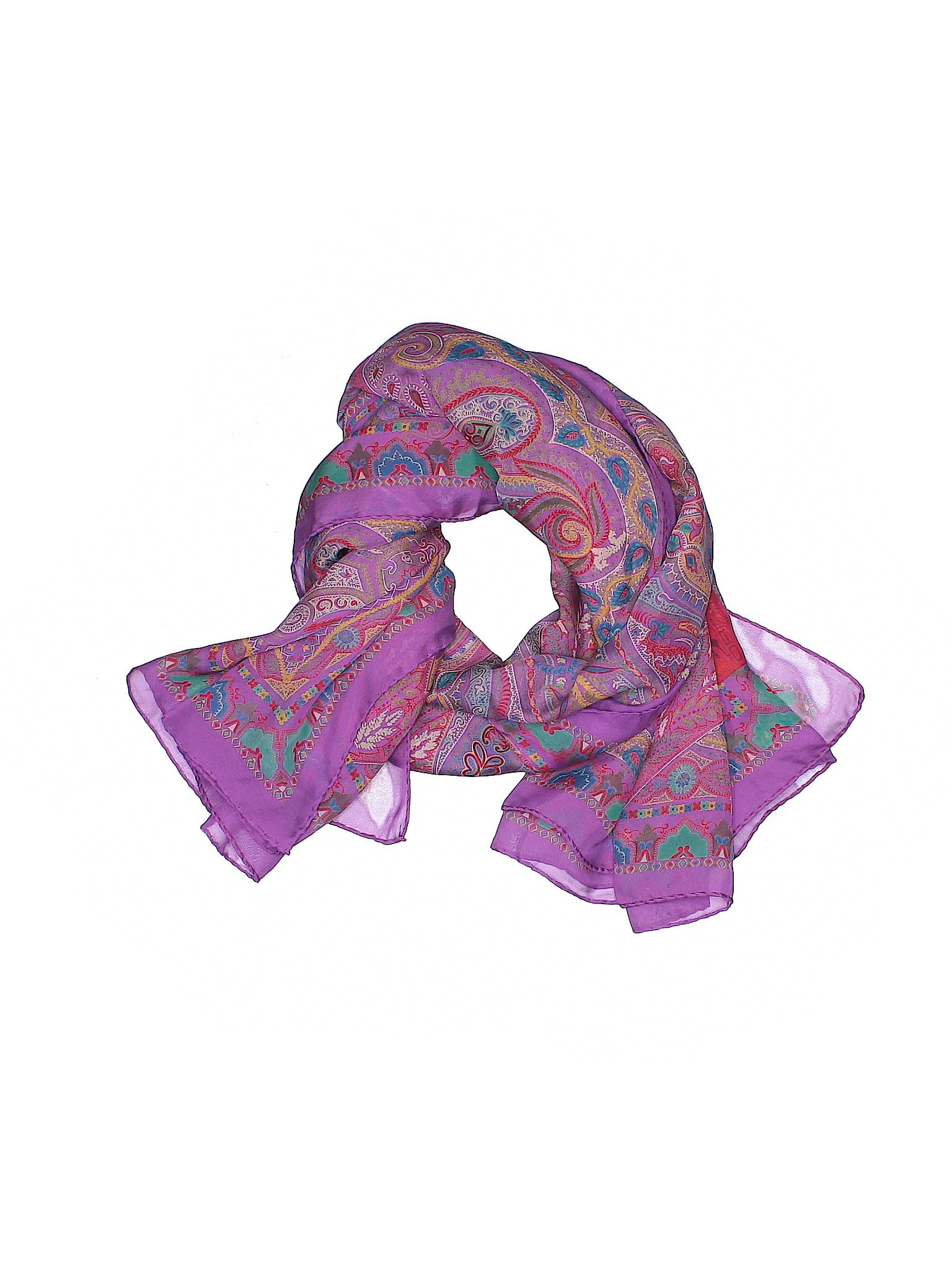 ETRO Silk Scarf Size 00: Purple Women's Accessories - 44327639 | thredUP