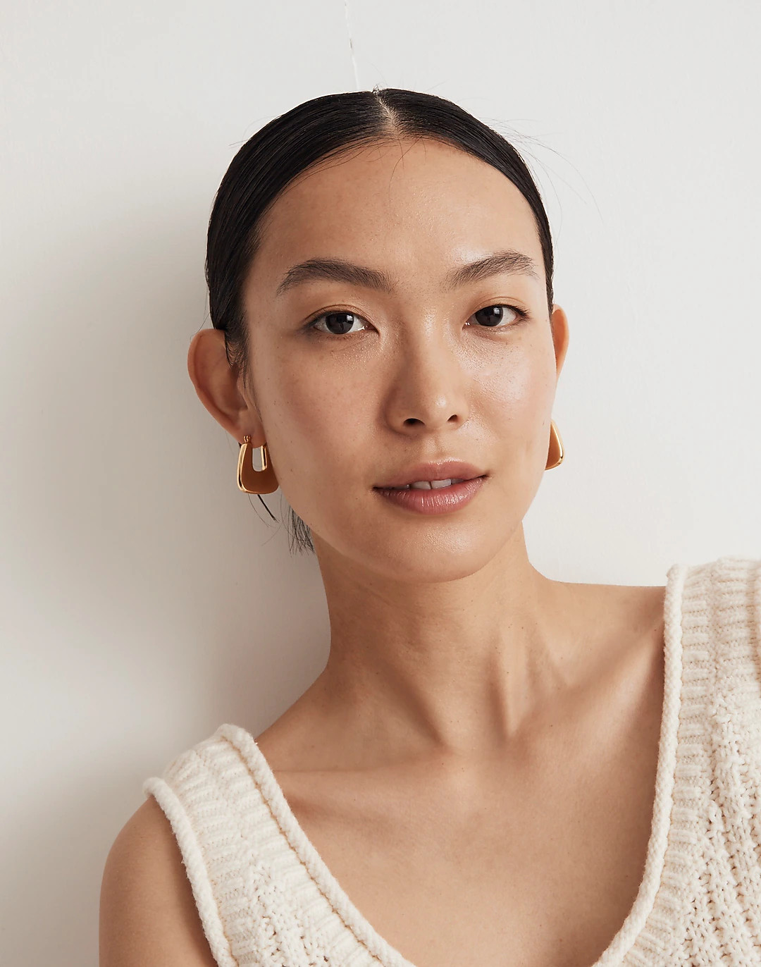 Chunky Triangle Hoop Earrings | Madewell