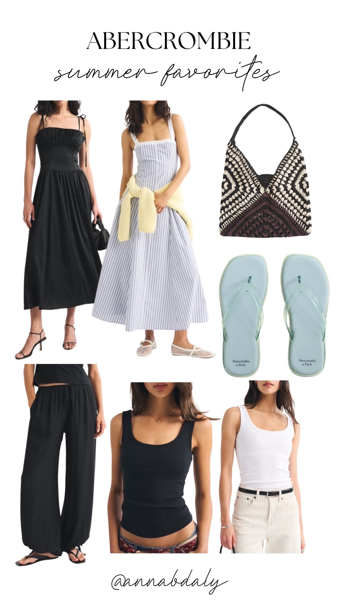 #AbercrombiePartner @Abercrombie
A few summer favorites currently sitting in my Abercrombie cart (and closet) lately ☀️ Easy dresses, everyday basics, comfy pants, cute accessories, and pieces you’ll wear all season long. Linking all my current favorites here for you guys!

#LTKmomlife #LTKSeasonal #LTKOver40