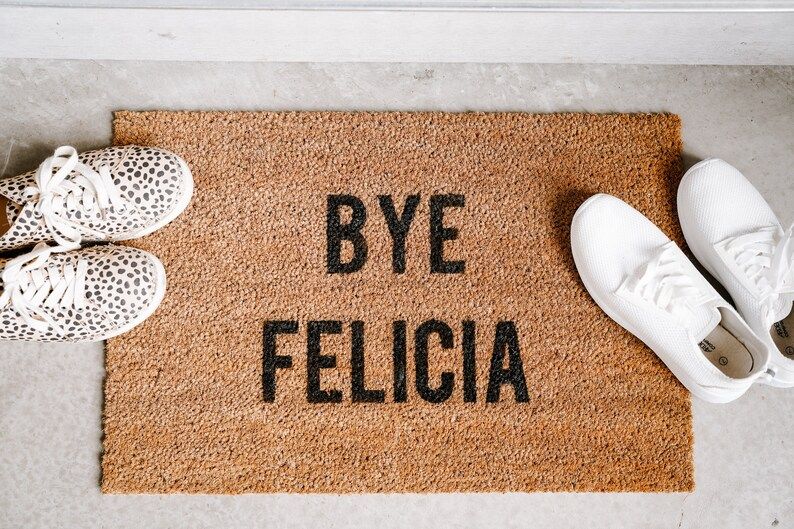 Bye Felicia Welcome Door Mat | Etsy | Etsy (US)