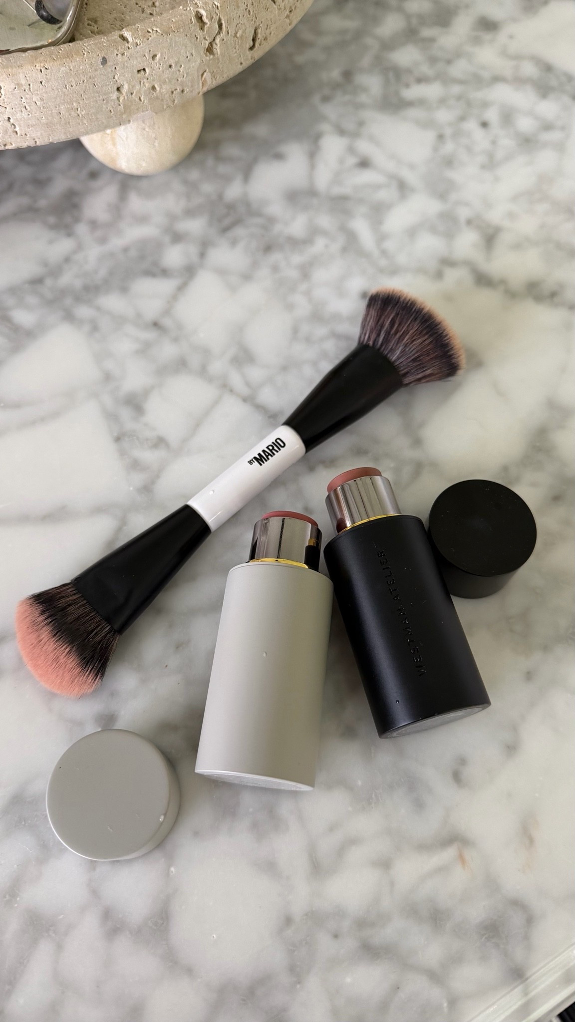 DREAM TEAM for larger pores & reflective skin types! Perfect satin finish/filter effect! Worth every penny.. ￼
 Bronzer- Toast
Blush- Petal 

Makeup bronzer blush routine

#LTKBeauty #LTKmomlife #LTKgrwm