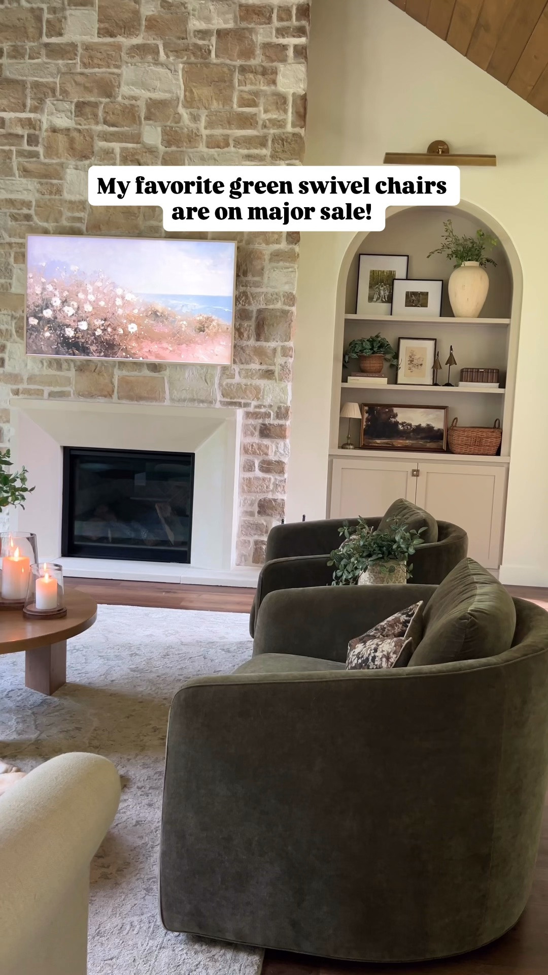 Color is rustic moss chenille!