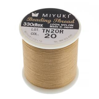 Miyuki® Nylon Beading Thread, 50m in Brown Biscotti | 50 m | Michaels® | Michaels Stores