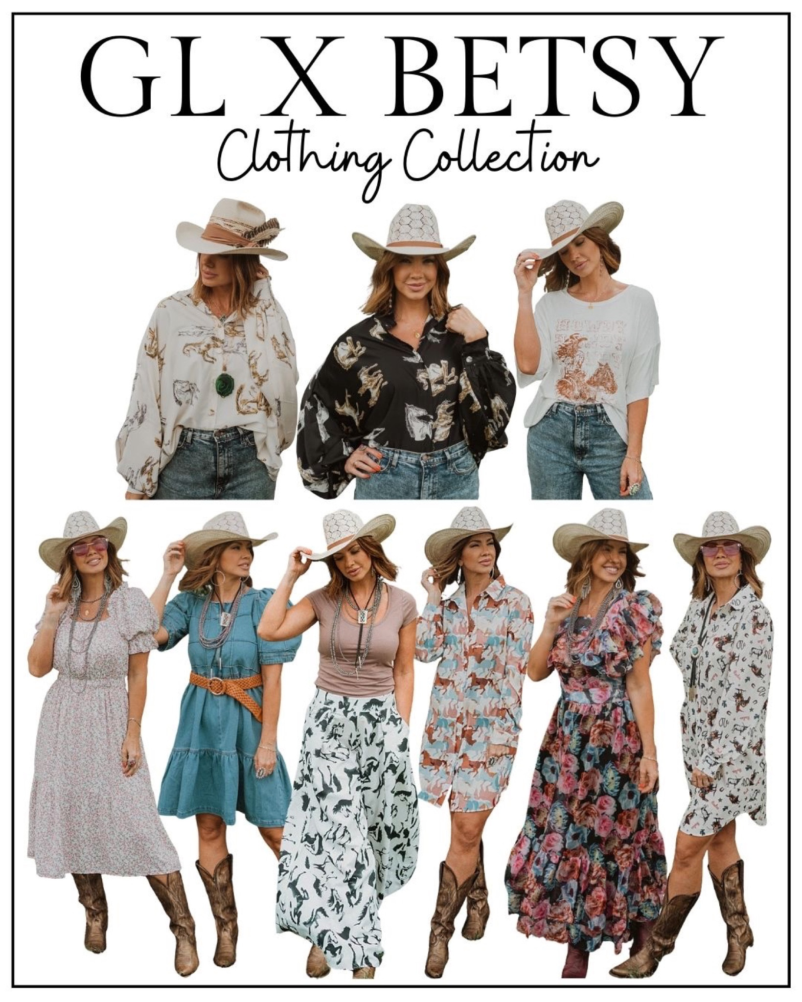 All of the clothing from my new @goldielew_ collection is linked here! Restock coming soon for the sold out items! Everything fits TTS! I’m 5’7” and wearing a medium. The Secretariat Blouse is One Size and fits up to a 2X. ❤️

#LTKFind #LTKbeauty #LTKstyletip