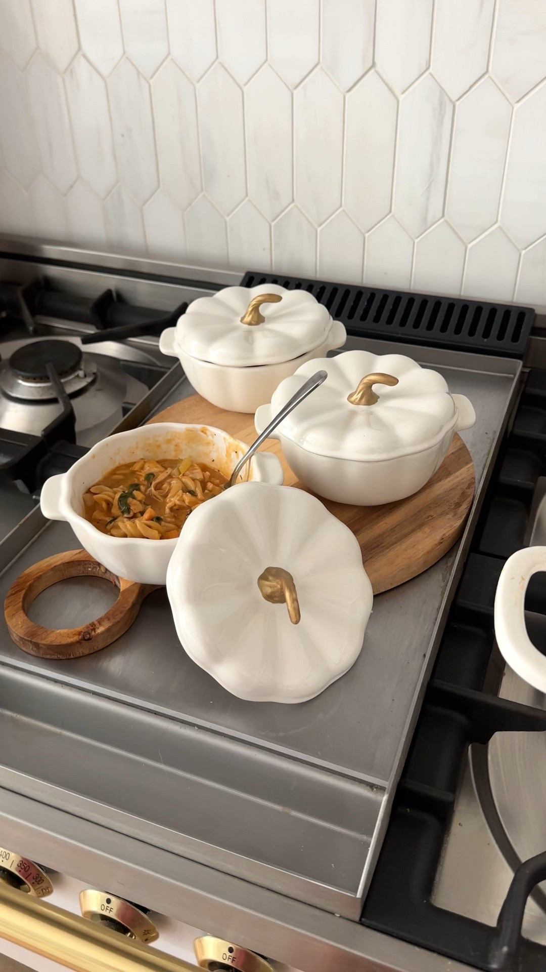 These pumpkin dutch ovens sell out every year! The quality is SO good! Several color options! We used the large one to make Marry Me Chicken soup...recipe coming soon! 
.


#LTKFindsUnder50 #LTKStyleTip #LTKHome