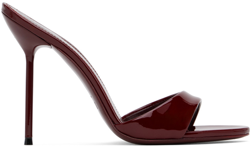 Paris Texas Burgundy Lidia Heeled Sandals | SSENSE