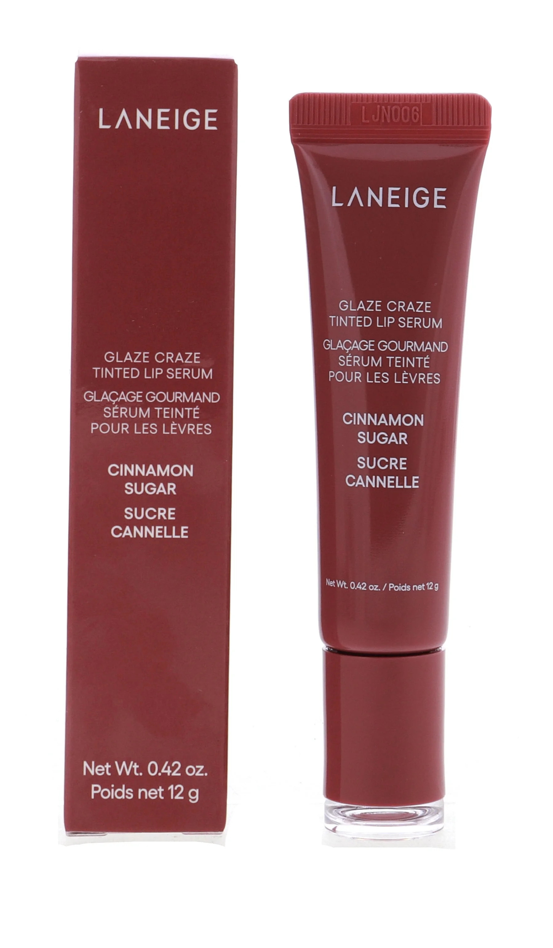 Laneige Glaze Craze Tinted Lip Serum, Cinnamon Sugar, 0.42 oz | Walmart (US)