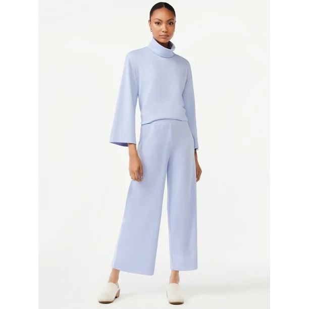 Scoop Women's Cropped Scuba Pants - Walmart.com | Walmart (US)