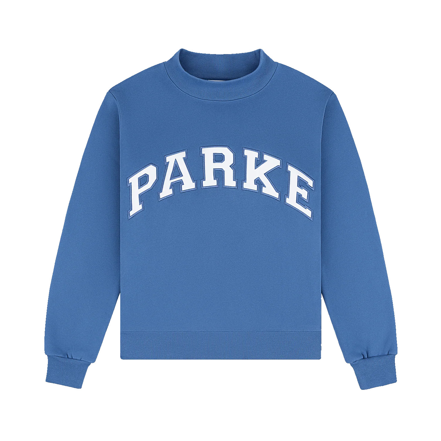 Varsity Mockneck - Washed Indigo | Parke