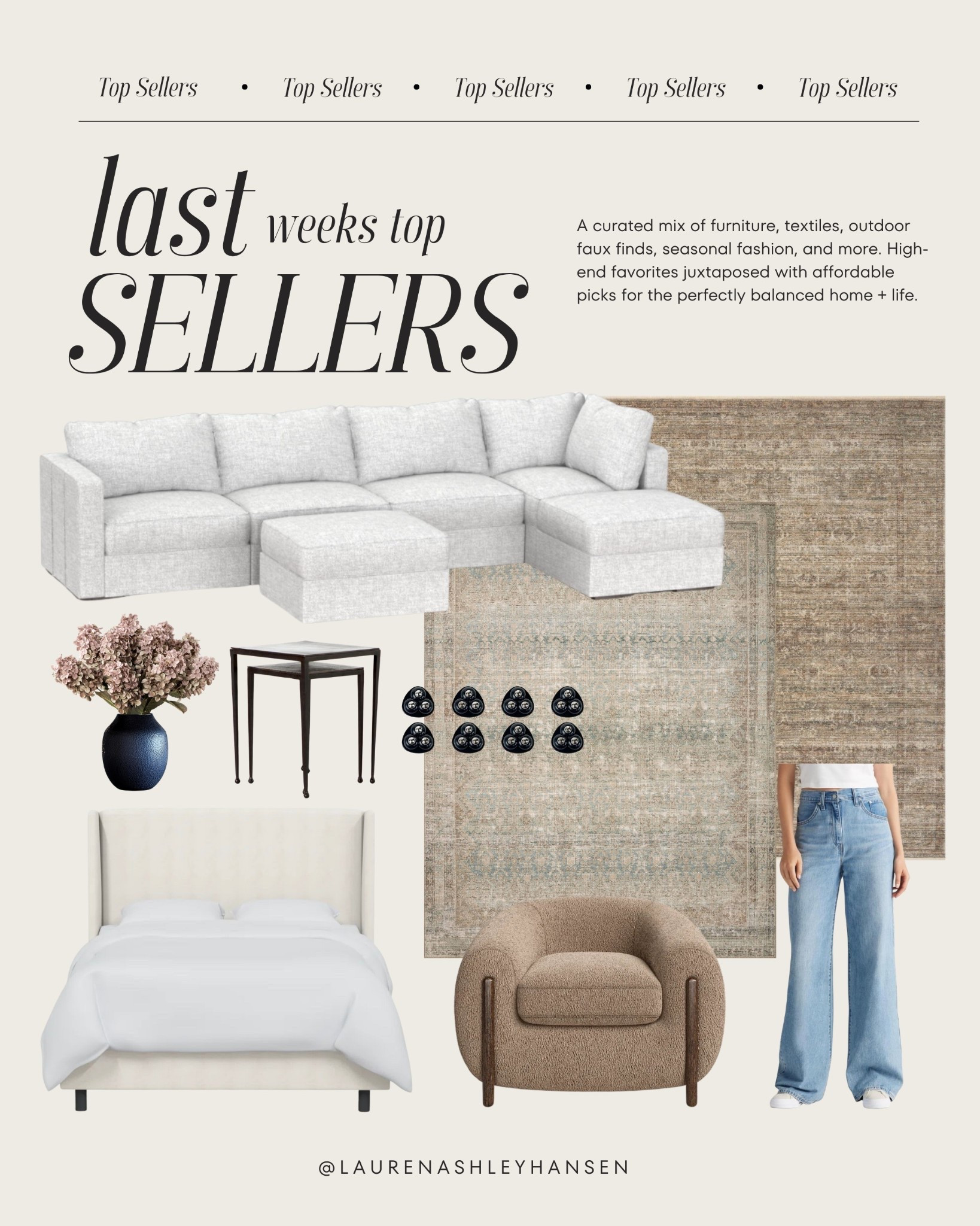 A curated mix of furniture, textiles, outdoor faux finds, seasonal fashion, and more. High-end favorites juxtaposed with affordable picks for the perfectly balanced home and life.

#LTKHome