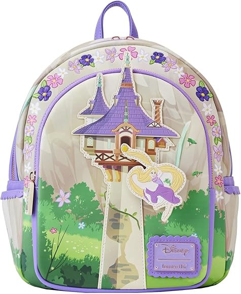 Loungefly Tangled Rapunzel Swinging from the Tower Mini Backpack Standard | Amazon (US)