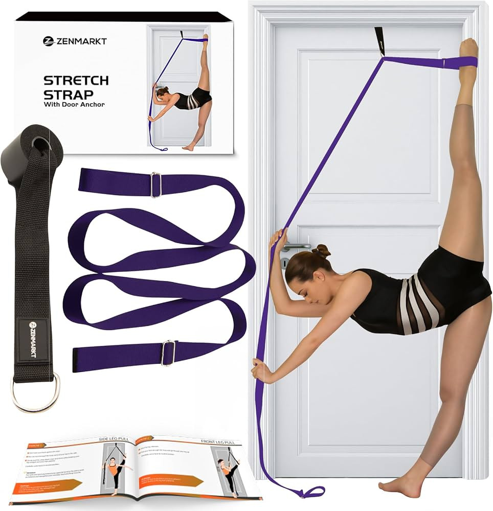 Stretching Strap with Door Anchor for Splits and Flexibility Training | Amazon (US)