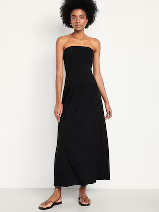 Fit & Flare Drop-Waist Maxi Dress | Old Navy | Old Navy (US)