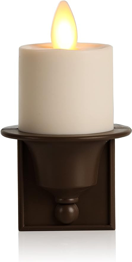 Luminara Flameless Candle Nightlight - Patented Flickering Real-Flame Effect Technology Mimics Re... | Amazon (US)