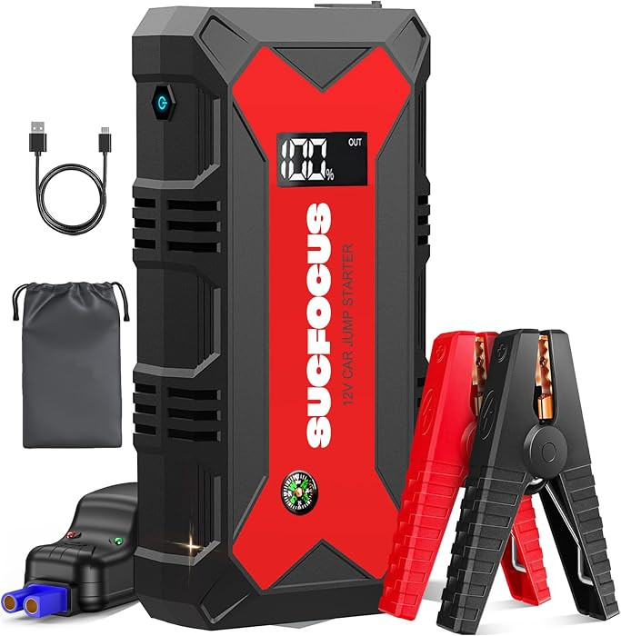 Car Battery Jump Starter, 4000A Battery Jumper Starter Portable (for 9.0L Gas or 7.0L Diesel Engi... | Amazon (US)
