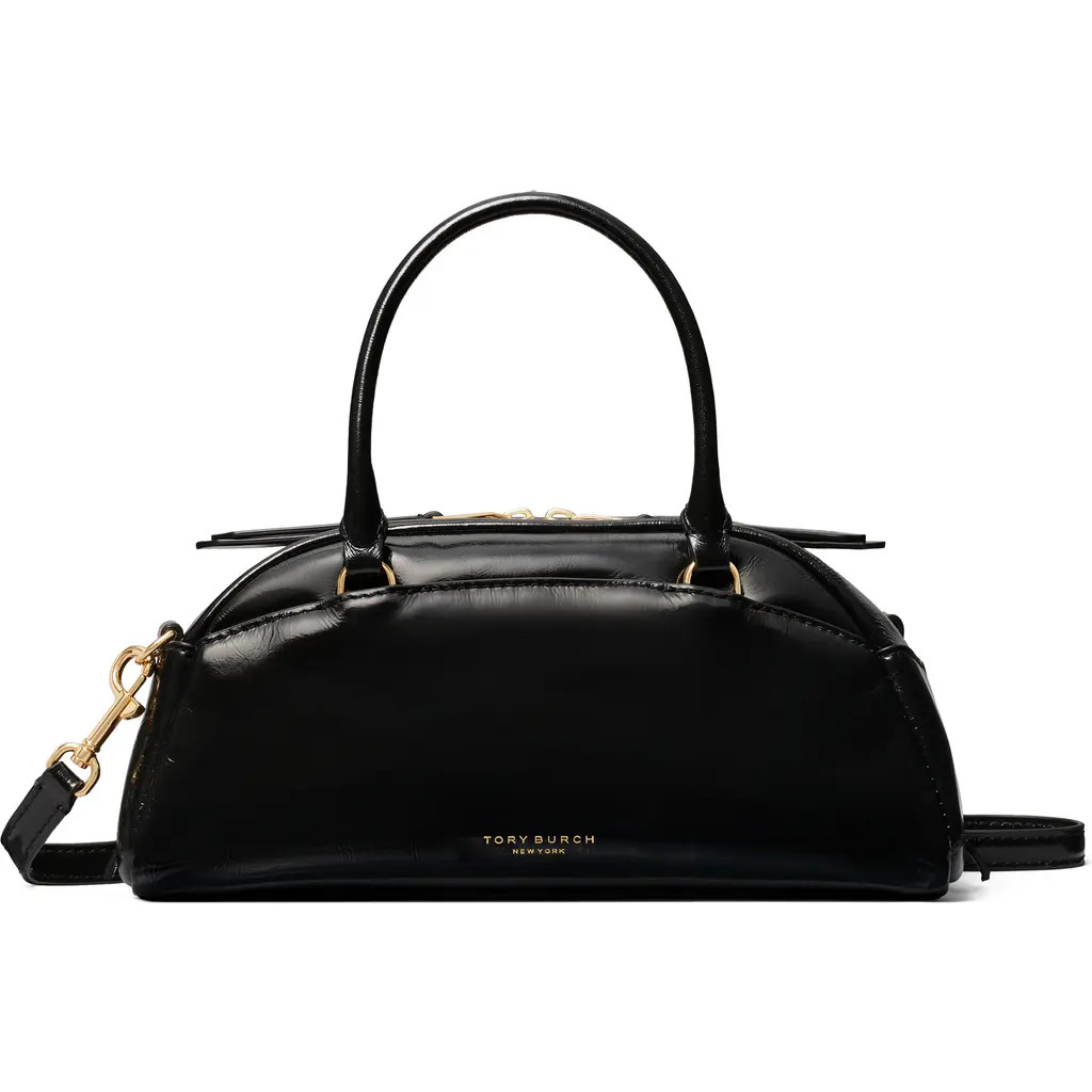 Tory Burch Small Bowler Top Handle Bag in Black at Nordstrom | Nordstrom