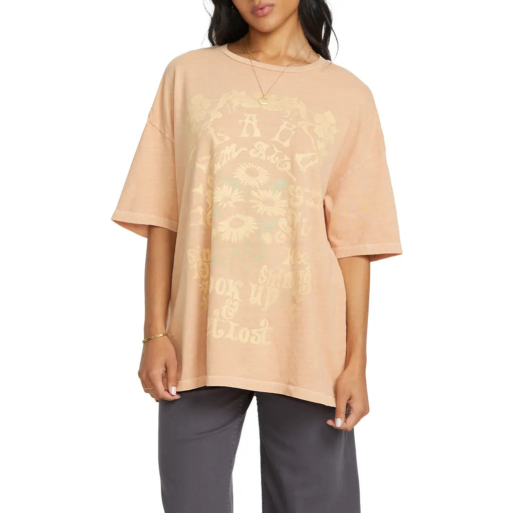 Billabong Summer Sky Cotton Graphic T-Shirt in Baked Clay at Nordstrom, Size Medium | Nordstrom